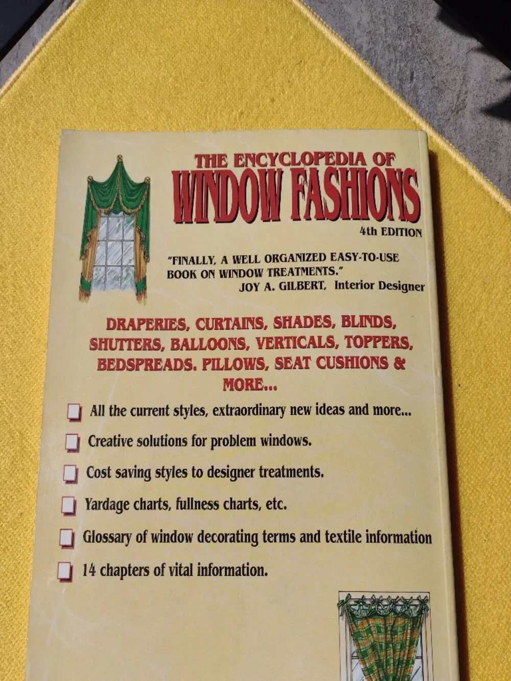 Set of 5 Books with a VHS Tape of Window Treatments